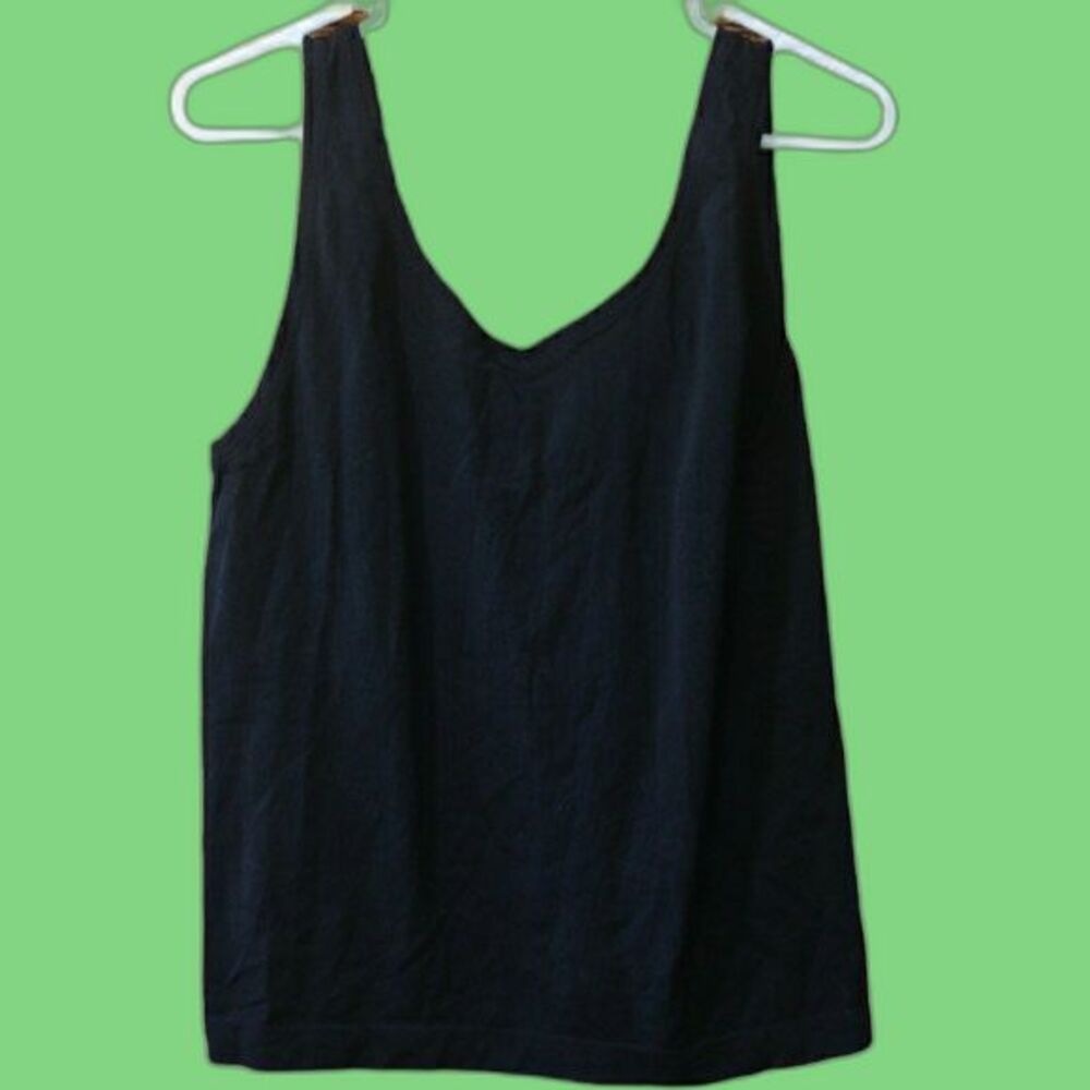 White House Black Market Black Athletic Tagless Tank Top XL